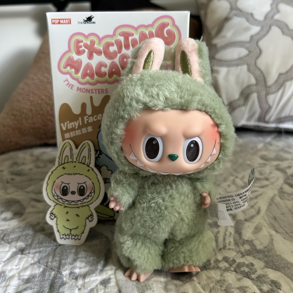 Pop Mart Labubu Exciting Macaron Green Grape